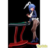 Sakuya Sieglinde Wearing Lapis Lazuli Blue Bunny Costume with Nip Slip Gimmick System