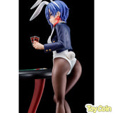 Sakuya Sieglinde Wearing Lapis Lazuli Blue Bunny Costume with Nip Slip Gimmick System
