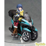 Rin Shima with Three-wheeled Motorcycle