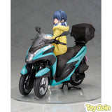 Rin Shima with Three-wheeled Motorcycle