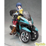 Rin Shima with Three-wheeled Motorcycle