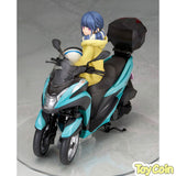 Rin Shima with Three-wheeled Motorcycle