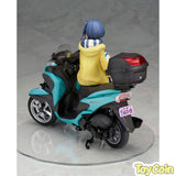 Rin Shima with Three-wheeled Motorcycle
