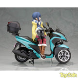Rin Shima with Three-wheeled Motorcycle