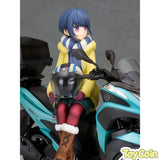 Rin Shima with Three-wheeled Motorcycle