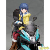 Rin Shima with Three-wheeled Motorcycle