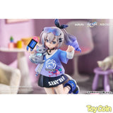 RISE UP+Chibi Cat Series Figure: Silver Wolf Ver.