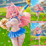 Animal Ears Cheerleader Girl illustration by Yatanuki Kei