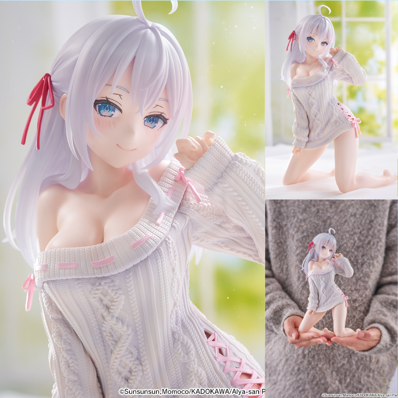 TENITOL BIG Noodle Stopper Figure "Alya Sometimes Hides Her Feelings in Russian" Alya Knit Ver.