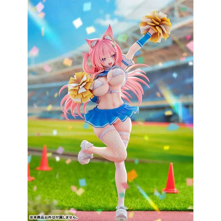 Animal Ears Cheerleader Girl illustration by Yatanuki Kei by Nocturnas - Shop at ToyCoin