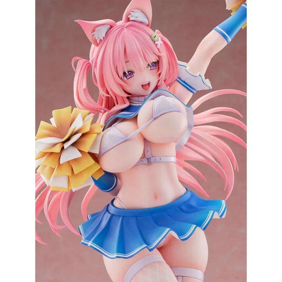 Animal Ears Cheerleader Girl illustration by Yatanuki Kei by Nocturnas - Shop at ToyCoin