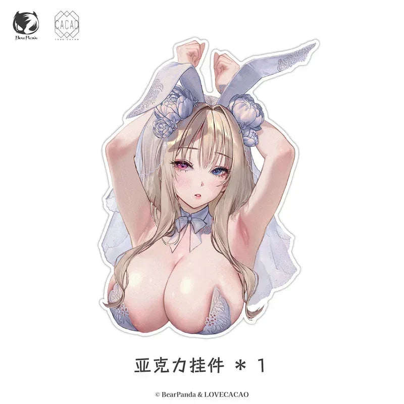 Blossom Bunny illustration by LOVECACAO [Bonus] by BearPanda - Shop at ToyCoin