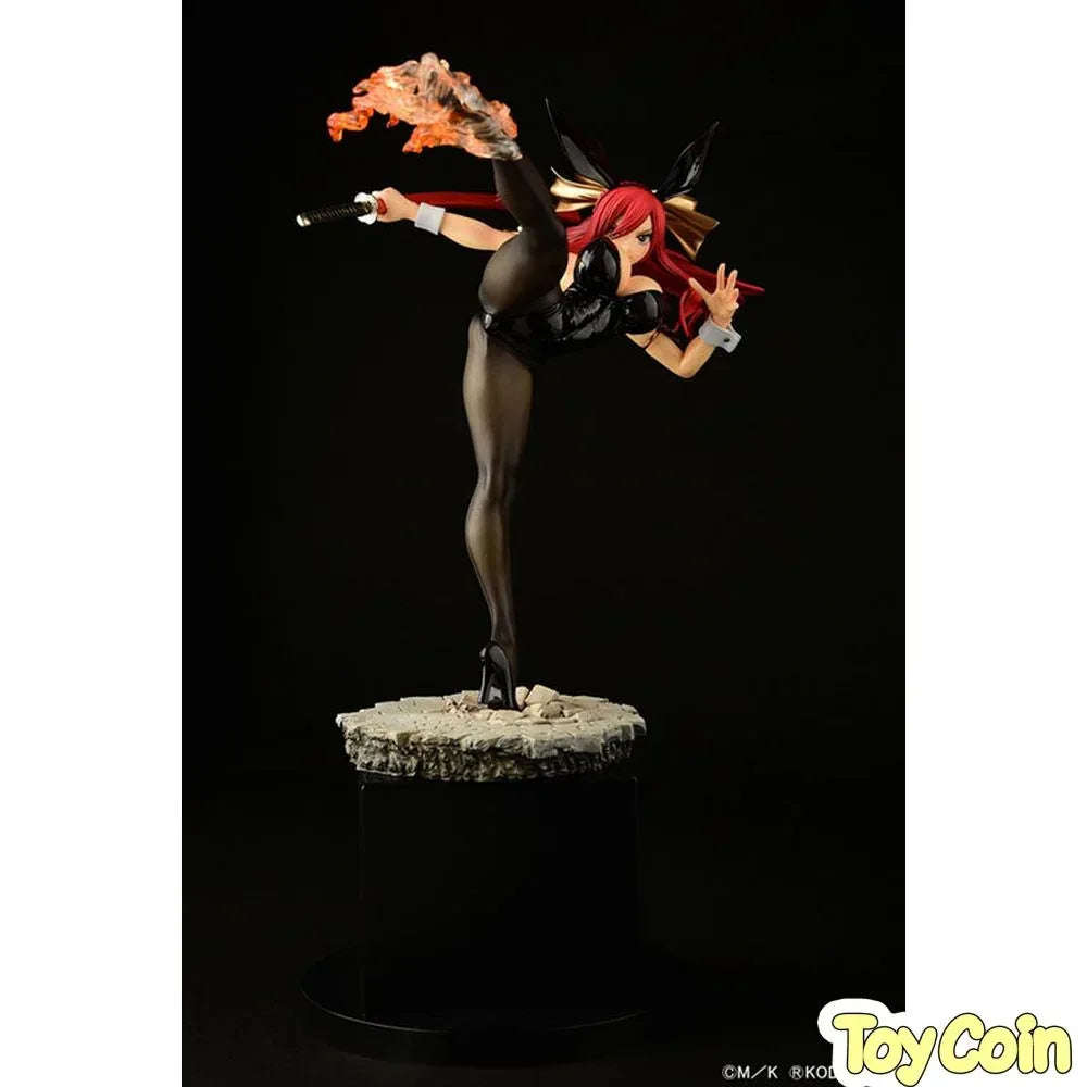 Erza Scarlet High Kick Ver. Black Bunny by Orca Toys - Shop at ToyCoin