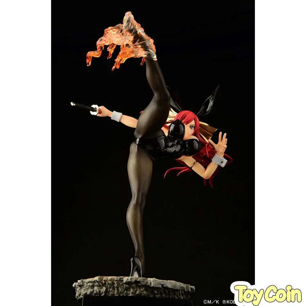 Erza Scarlet High Kick Ver. Black Bunny by Orca Toys - Shop at ToyCoin