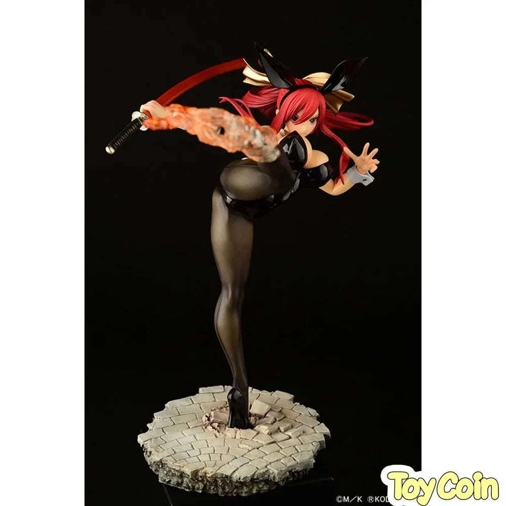Erza Scarlet High Kick Ver. Black Bunny by Orca Toys - Shop at ToyCoin
