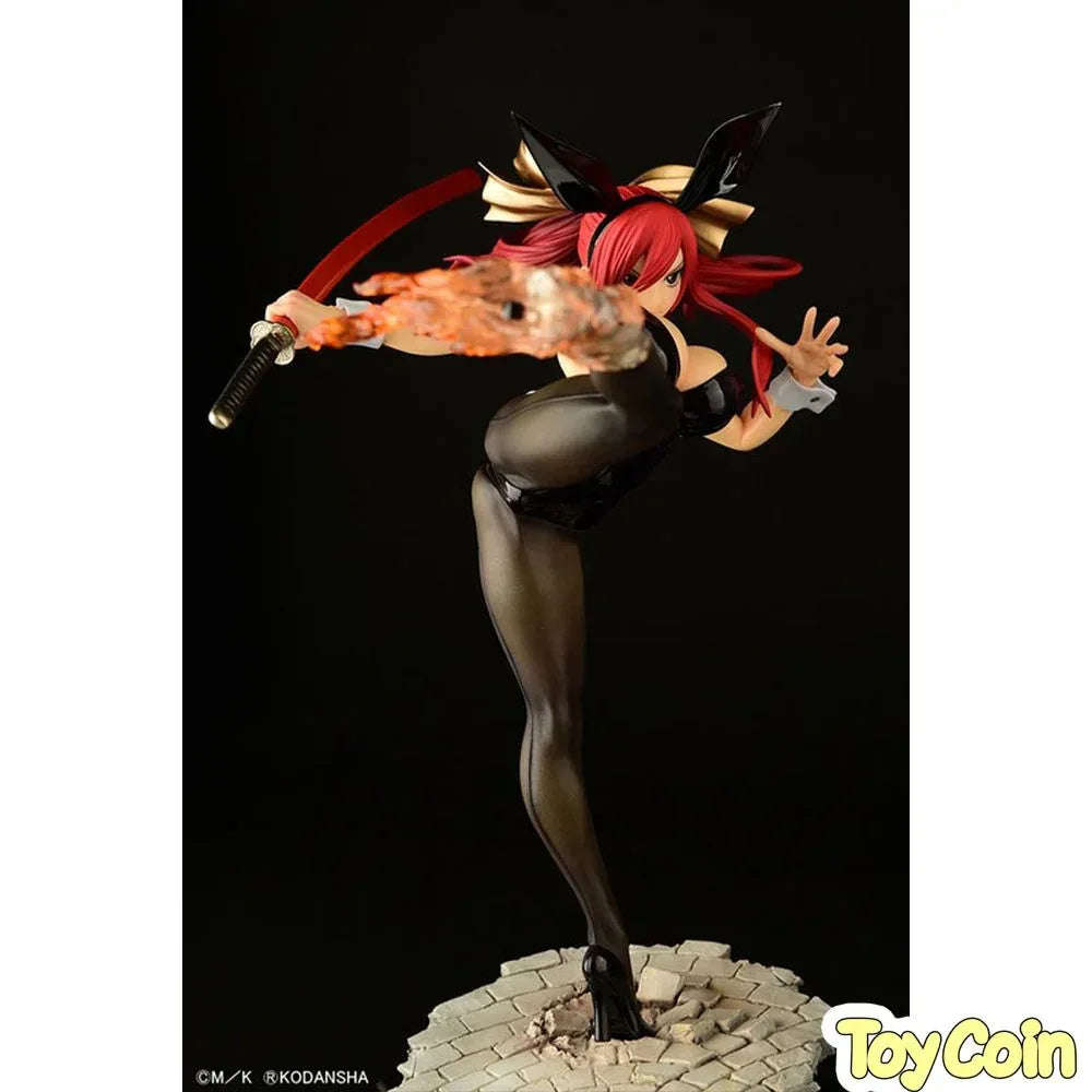 Erza Scarlet High Kick Ver. Black Bunny by Orca Toys - Shop at ToyCoin