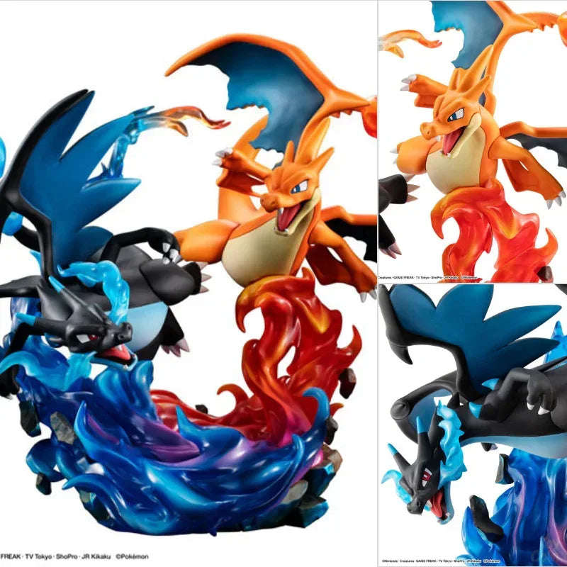 G.E.M. EX Series Pokemon Mega Charizard X & Mega Charizard Y by Megahouse - Shop at ToyCoin
