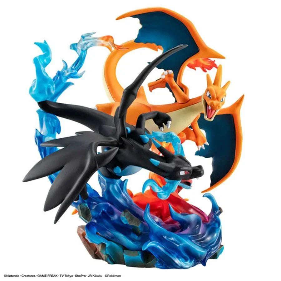 G.E.M. EX Series Pokemon Mega Charizard X & Mega Charizard Y by Megahouse - Shop at ToyCoin
