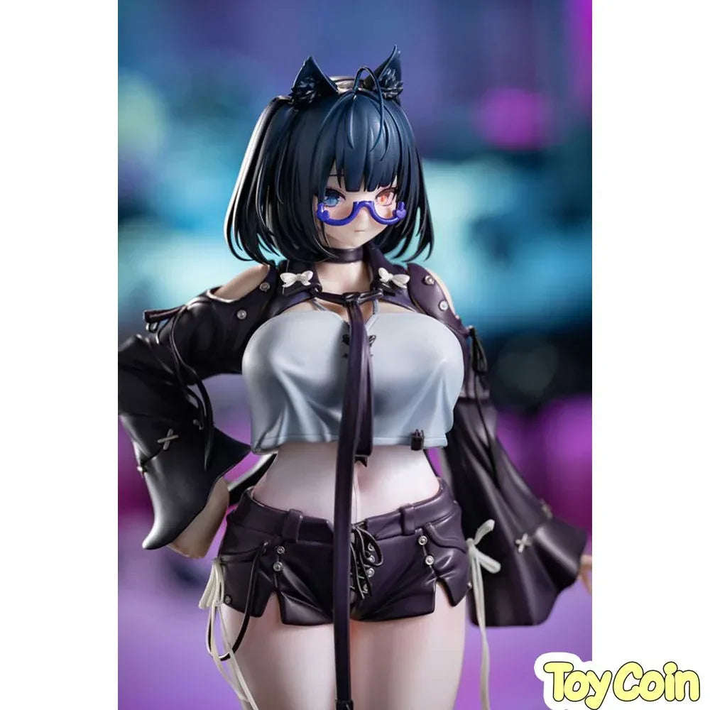 Heichazi is having trouble choosing stockings in a fitting room illustrated by dK.senie by DKSTUDIO - Shop at ToyCoin