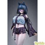 Heichazi is having trouble choosing stockings in a fitting room illustrated by dK.senie by DKSTUDIO - Shop at ToyCoin