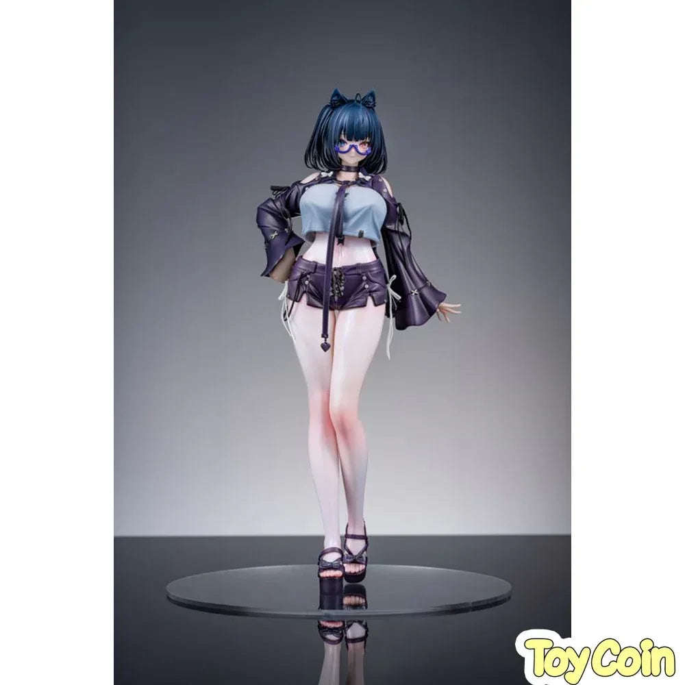 Heichazi is having trouble choosing stockings in a fitting room illustrated by dK.senie by DKSTUDIO - Shop at ToyCoin