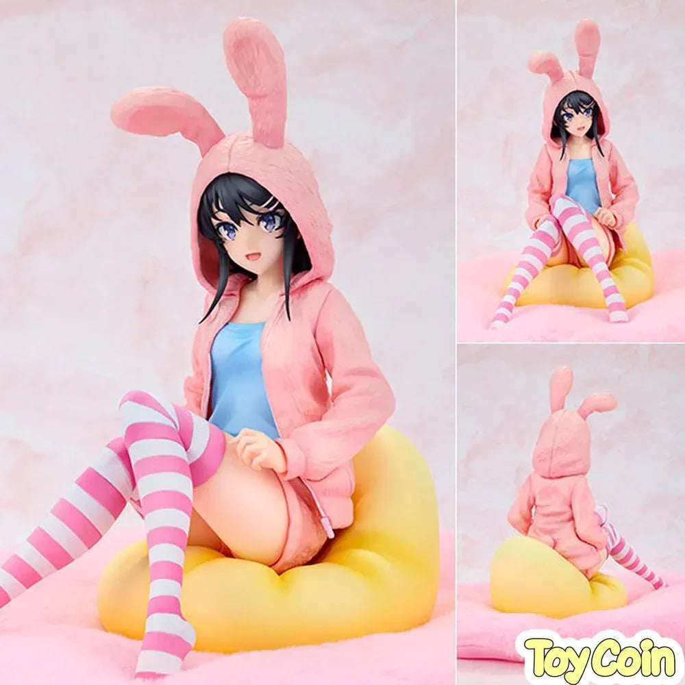 Mai Sakurajima: Hoodie*Look Rabbit Ears Ver. Popular Edition by Kadokawa - Shop at ToyCoin