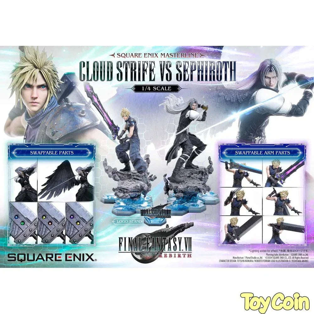 Masterline Cloud Strife VS Sephiroth by Square Enix - Shop at ToyCoin