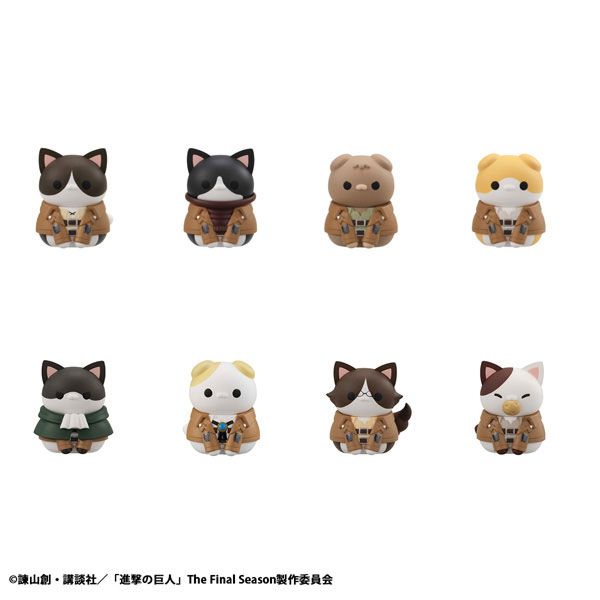 MEGA CAT PROJECT Attack on Titan Shingeki no Nyanko Survey Corps Group danyan! by  Megahouse  ToyCoin