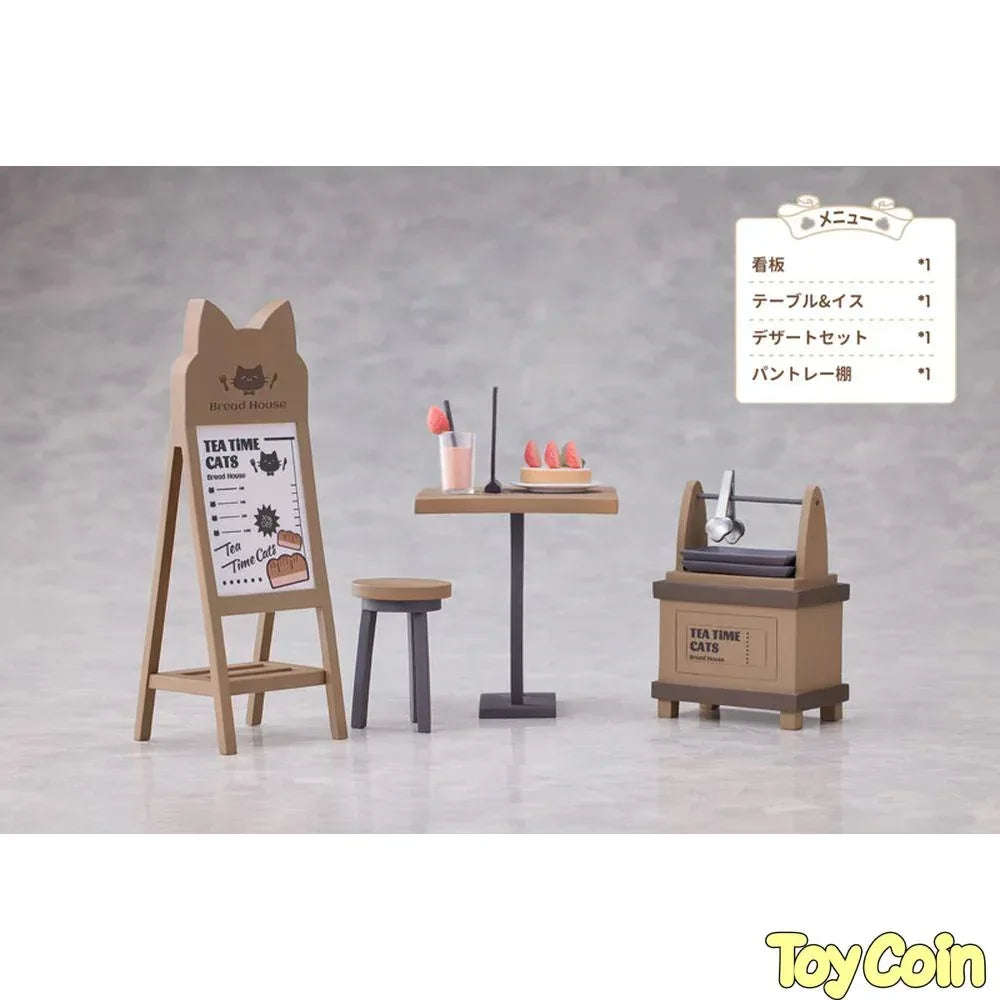 Meow Town "Bread House" Clerk & Customer Set by  RIBOSE 6972228190617 ToyCoin