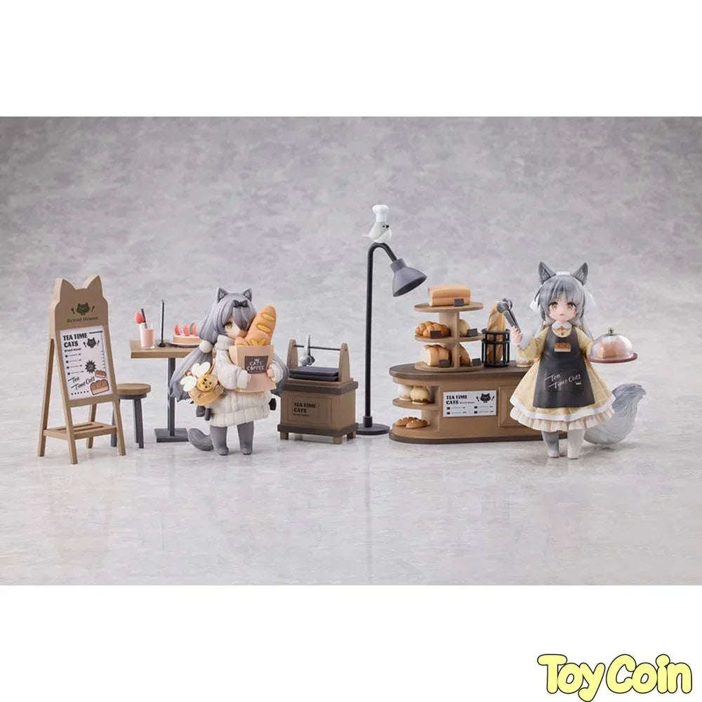 Meow Town "Bread House" Clerk & Customer Set by RIBOSE - Shop at ToyCoin