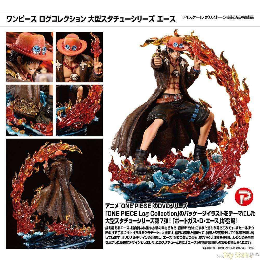 "One Piece" Log Collection Large Statue Series Ace by Plex-Web - Shop at ToyCoin