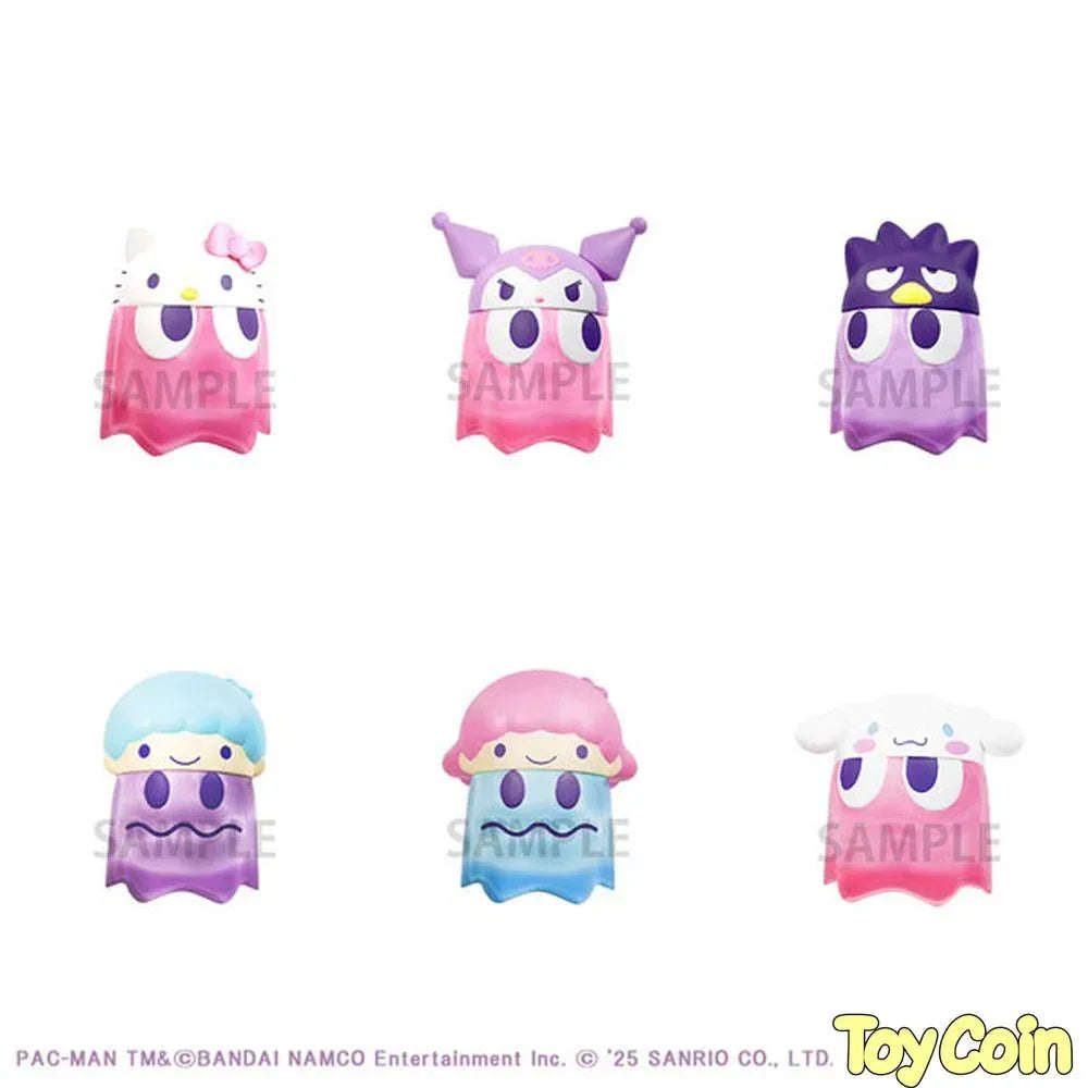 Pac-Man x Sanrio Characters Chibi Collect Figure Vol.2 Clear Color Ver. by Megahouse - Shop at ToyCoin