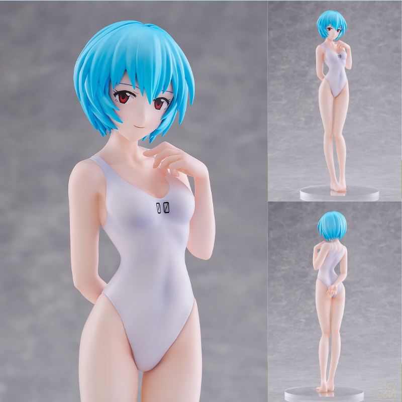 POP UP PARADE BEACH QUEENS Ayanami Rei One-Piece Style L Size by  WAVE 4943209555031 ToyCoin