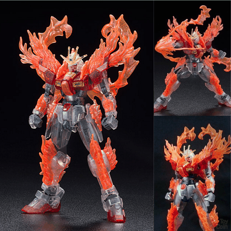 [PRE-OWNED] HGBF Try Burning Gundam Plavsky Particles Clear Ver. by  Bandai  ToyCoin