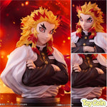 [PRE-OWNED] Ichiban Kuji Demon Slayer: Kimetsu no Yaiba -Set Your Heart Ablaze- Prize A Rengoku Bust by Bandai - Shop at ToyCoin