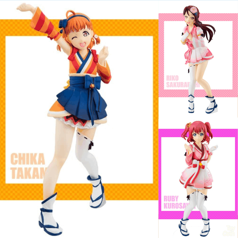 [PRE-OWNED] SSS Figure Riko Sakurauchi, Chika Takami and Ruby Kurosawa Set of 3 by  FuRyu  ToyCoin
