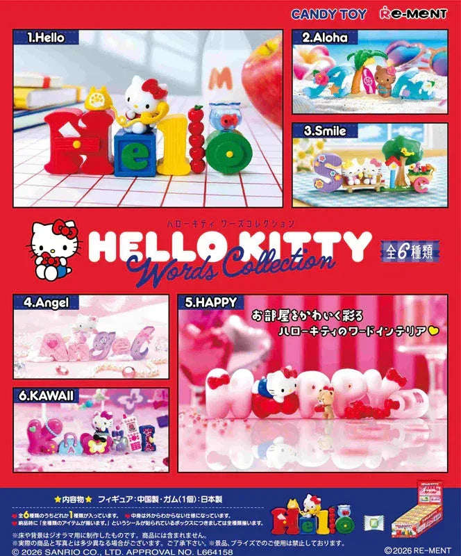 Re-Ment HELLO KITTY Words Collection by Re-ment - Shop at ToyCoin