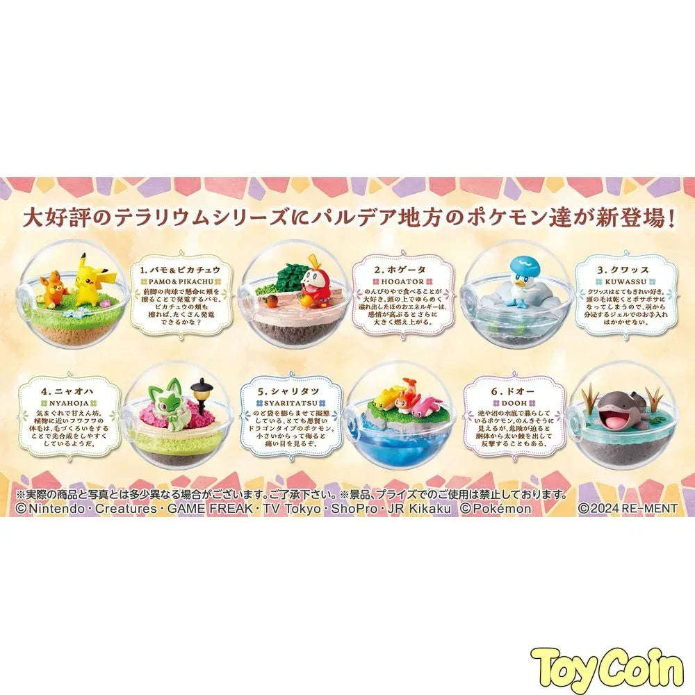 Re-ment Pokemon Terrarium EX Paldea by Re-Ment - Shop at ToyCoin