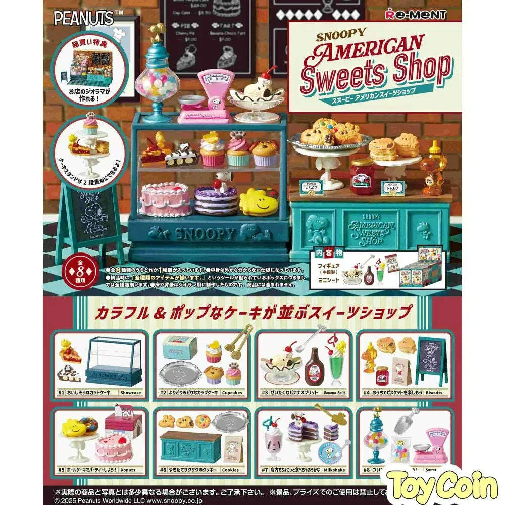Re-Ment SNOOPY AMERICAN Sweets Shop by Re-Ment - Shop at ToyCoin