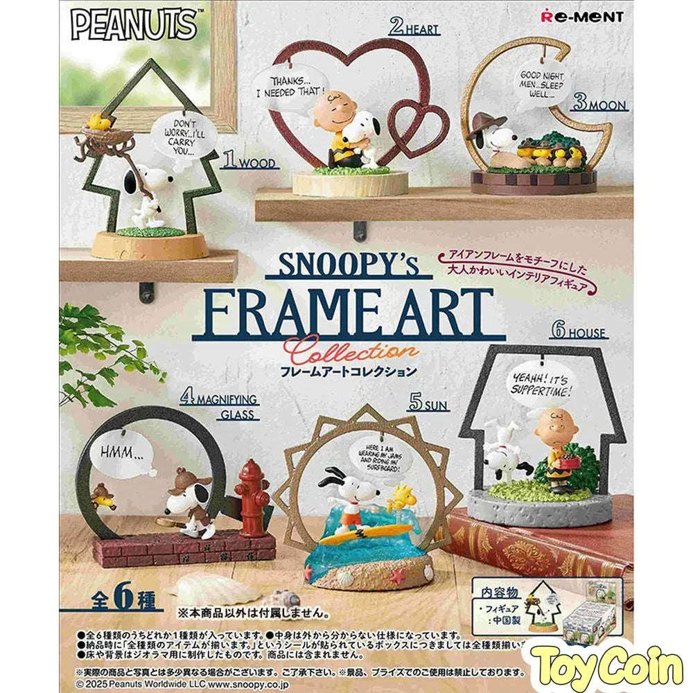 Re-Ment SNOOPY's FRAME ART Collection by Re-Ment - Shop at ToyCoin