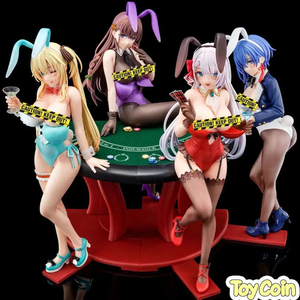 Sakuya Sieglinde Wearing Lapis Lazuli Blue Bunny Costume with Nip Slip Gimmick System by Nippon Columbia - Shop at ToyCoin