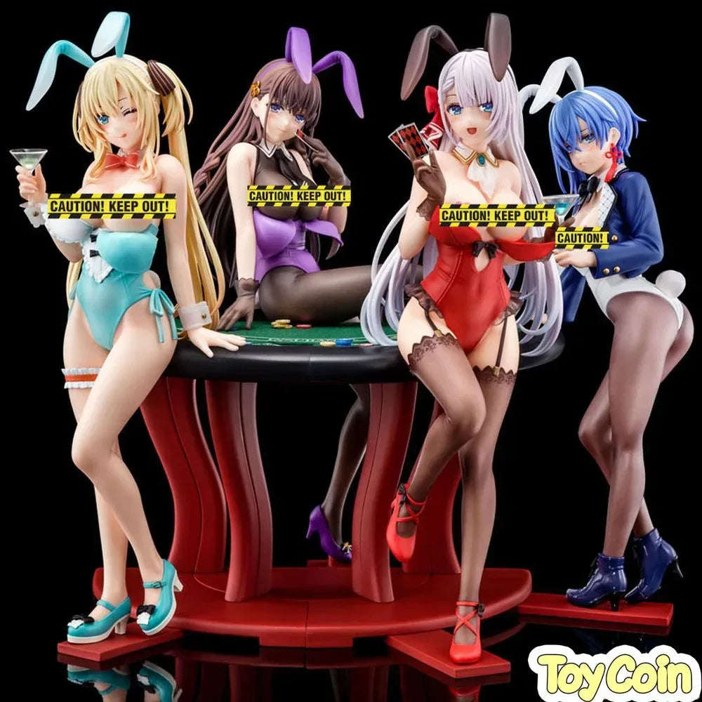 Sakuya Sieglinde Wearing Lapis Lazuli Blue Bunny Costume with Nip Slip Gimmick System by Nippon Columbia - Shop at ToyCoin