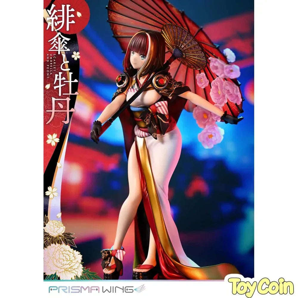 Scarlet Umbrella and Peony by Prime 1 Studio - Shop at ToyCoin