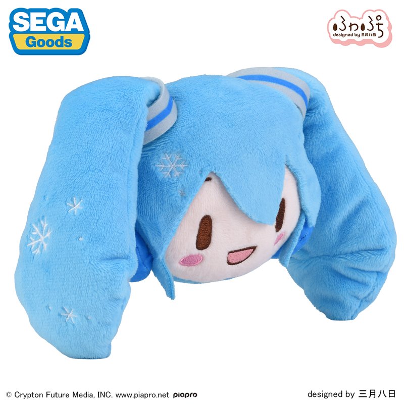 Snow Miku Fuwa Petit Face Mascot by  SEGA 4573628573950 ToyCoin
