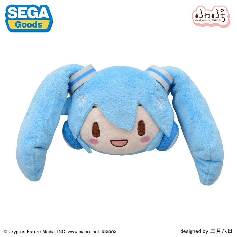 Snow Miku Fuwa Petit Face Mascot by  SEGA 4573628573950 ToyCoin