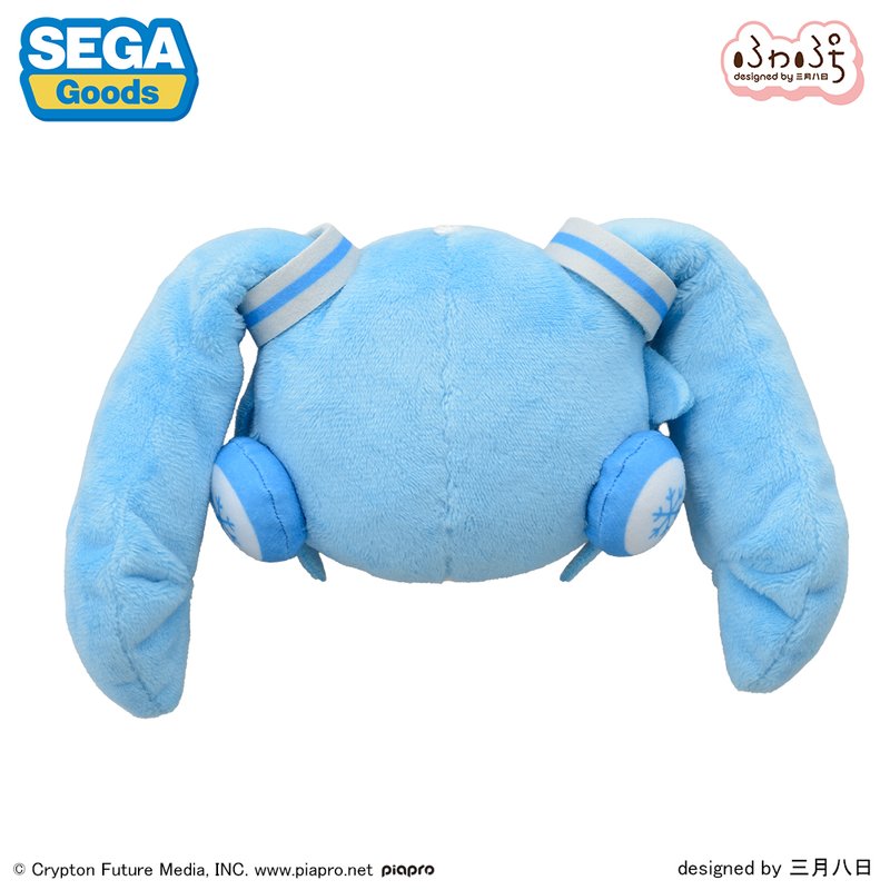 Snow Miku Fuwa Petit Face Mascot by  SEGA 4573628573950 ToyCoin