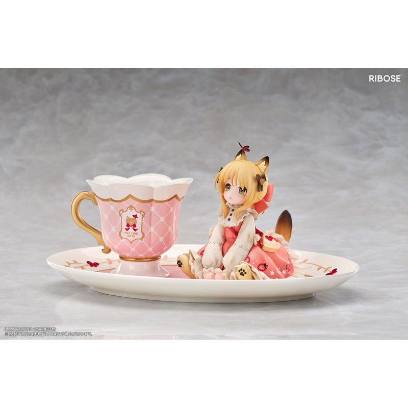 “Tea Time Cats” Orange Cat by RIBOSE - Shop at ToyCoin