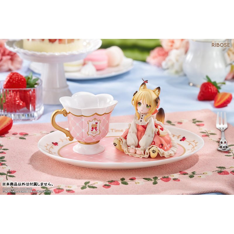 “Tea Time Cats” Orange Cat by RIBOSE - Shop at ToyCoin