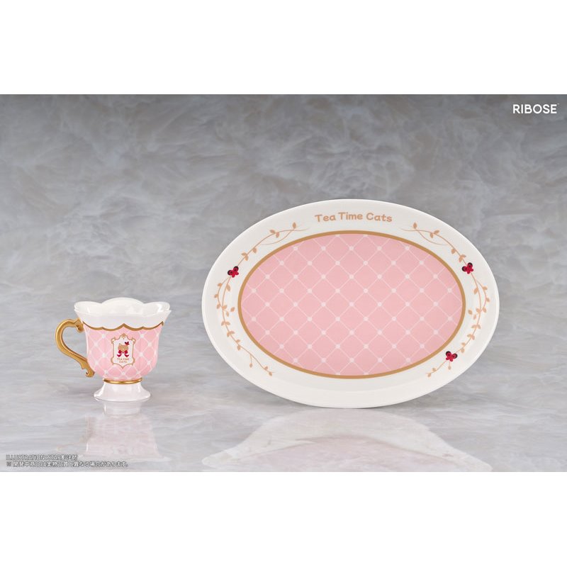 “Tea Time Cats” Orange Cat by RIBOSE - Shop at ToyCoin