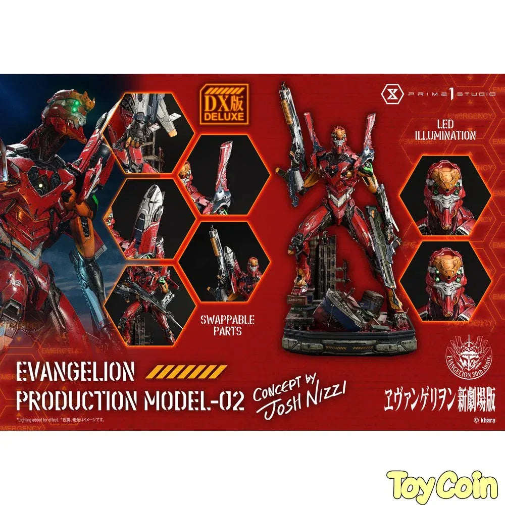 Ultimate Diorama Masterline Regular Artificial Human Evangelion Production Model-02 (Concept By Josh Nizzi) DX Edition by Prime 1 Studio - Shop at ToyCoin